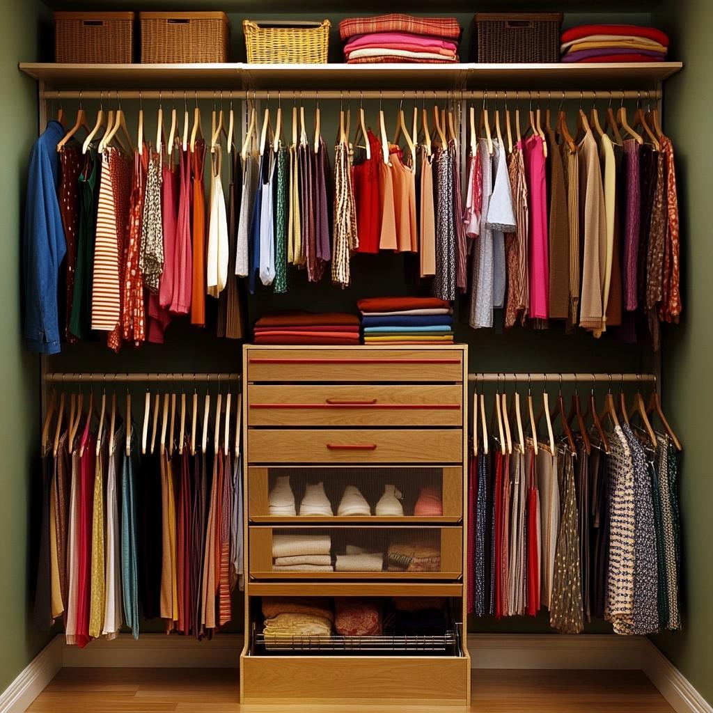 4 Soluções Criativas para Organizar Seu Closet Pequeno e Barato