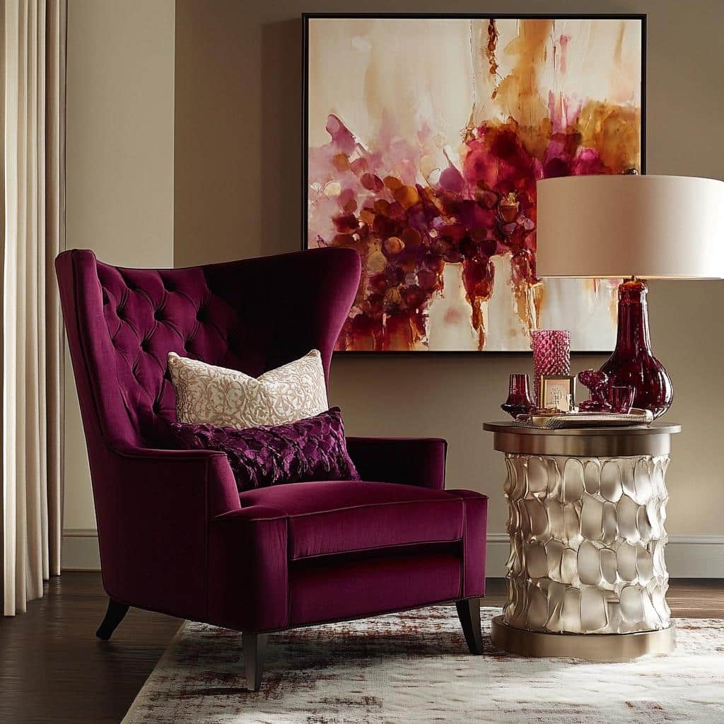 Cor Marsala: Elegância e Requinte na Decoração 10 6 Cor Marsala: Elegância e Requinte na Decoração