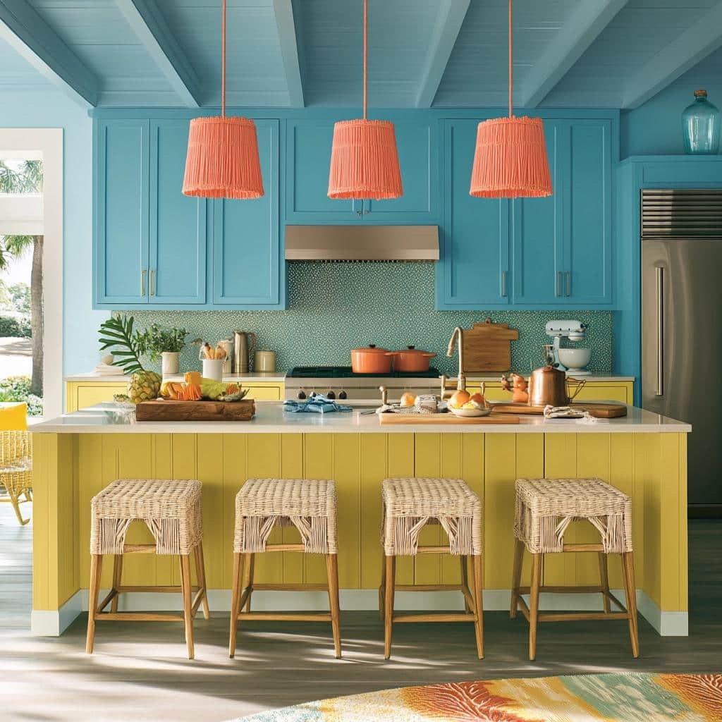 Cores para Cozinha: 10 Ideias Contagiantes para Colorir o Espaço 2 Cores para Cozinha: 70 Ideias Contagiantes para Colorir o Espaço