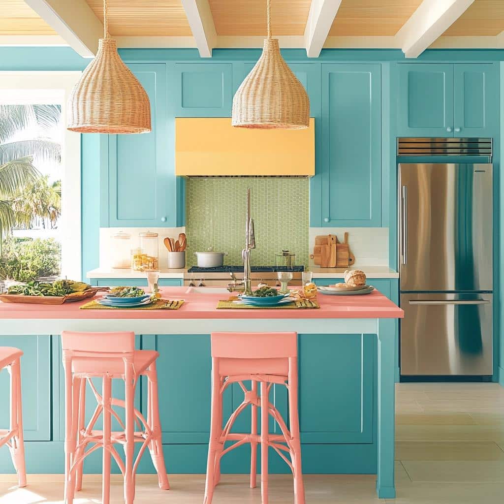 Cores para Cozinha: 10 Ideias Contagiantes para Colorir o Espaço 4 Cores para Cozinha: 70 Ideias Contagiantes para Colorir o Espaço