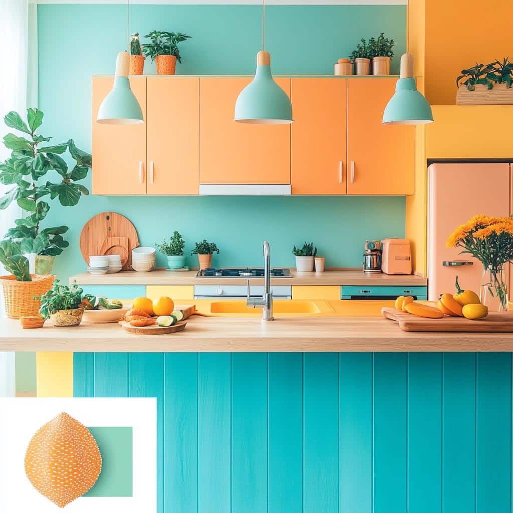 Cores para Cozinha: 10 Ideias Contagiantes para Colorir o Espaço 8 Cores para Cozinha: 70 Ideias Contagiantes para Colorir o Espaço