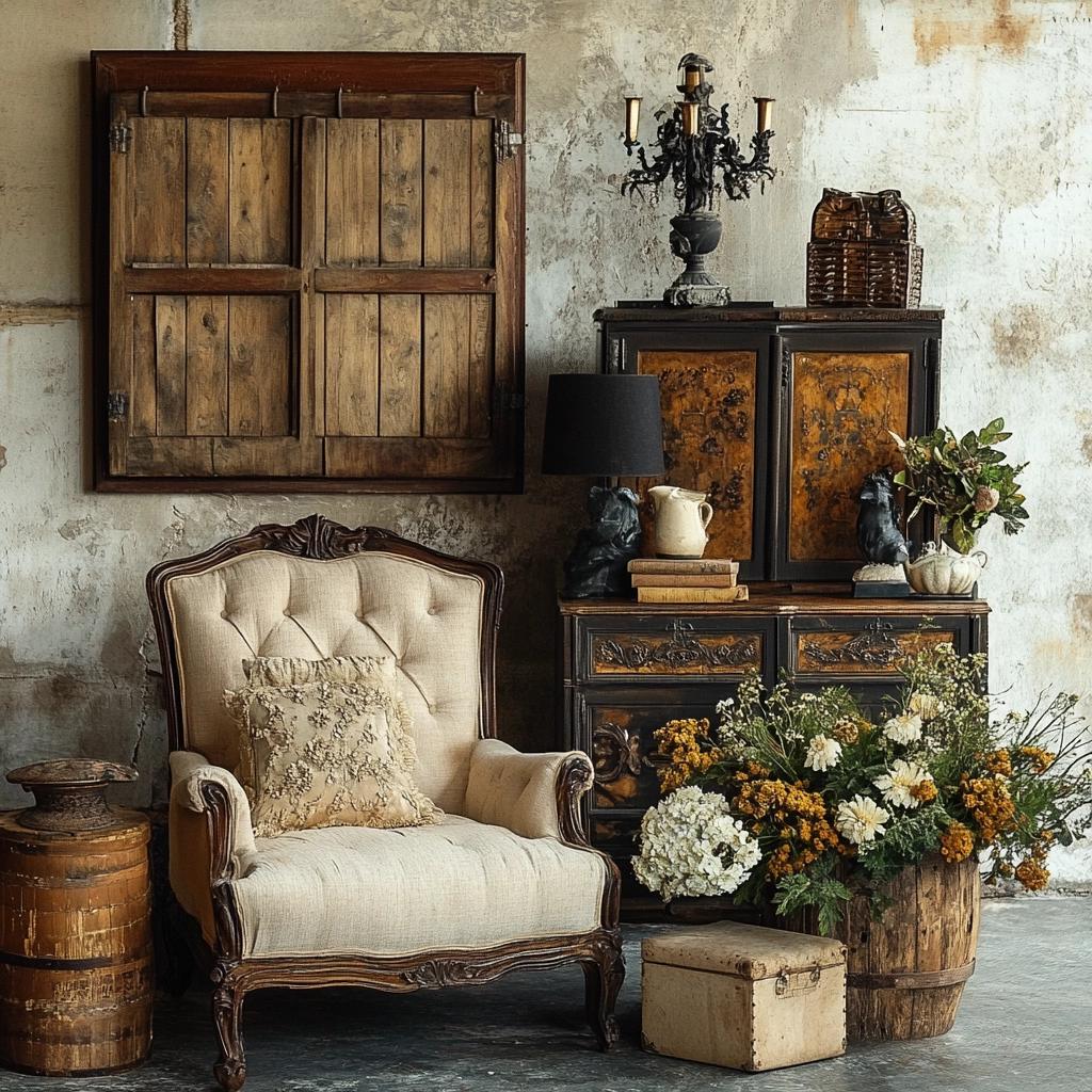 A Elegância dos Elementos Vintage e Reciclados