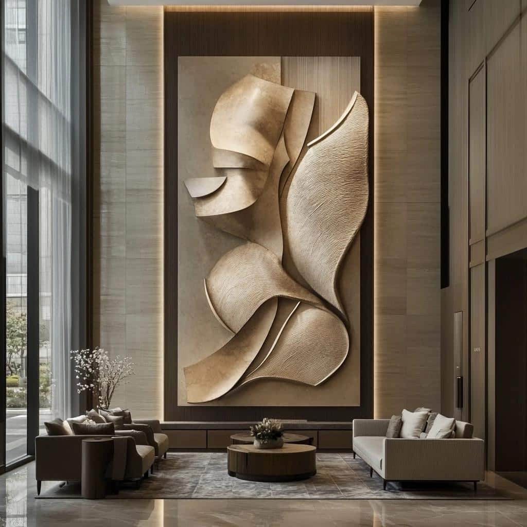 Escultura de parede: 10 ideias para embelezar sua casa 4 Escultura de parede: 60 ideias para embelezar sua casa