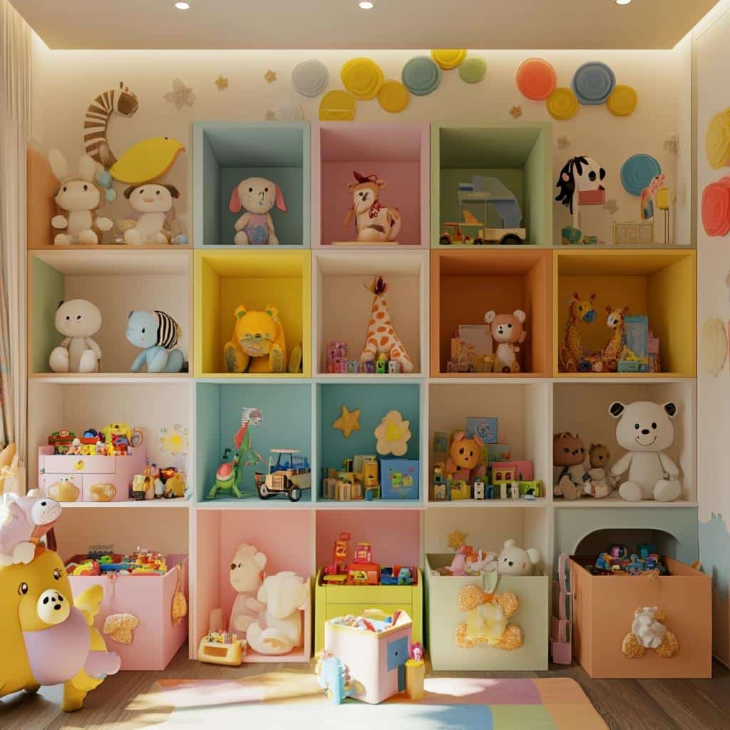 Estante para brinquedos: 10 ideias para deixar tudo em ordem. 2 Estante para brinquedos: 75 ideias para deixar tudo em ordem