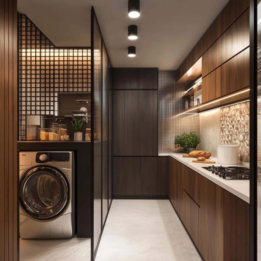 6 ideias criativas para separar a cozinha da lavanderia 4 6 ideias criativas para separar a cozinha da lavanderia