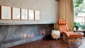 Lareira Elétrica: Como Funciona e Vantagens Para Aquece a Casa 10 5 Modelo compacto para decorar a sala de estar.