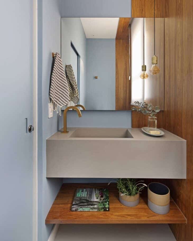 Decoração de Lavabo 10: Funcionalidade e Beleza 1 Ana Toscano Arquitetura