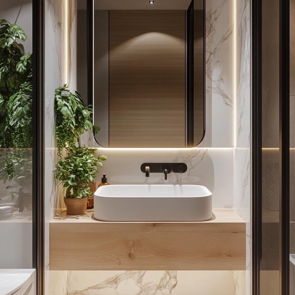 Decoração de Lavabo 10: Funcionalidade e Beleza 2 Decoração de Lavabo Pequeno: Funcionalidade e Beleza