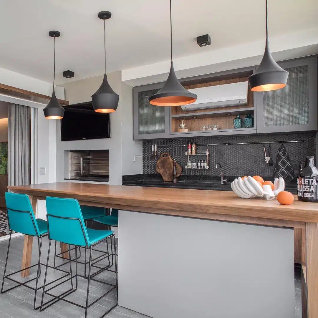 Luminárias para Cozinha: 10 Modelos que Transformam o Espaço 1 Fernanda Dabbur Arquitetura
