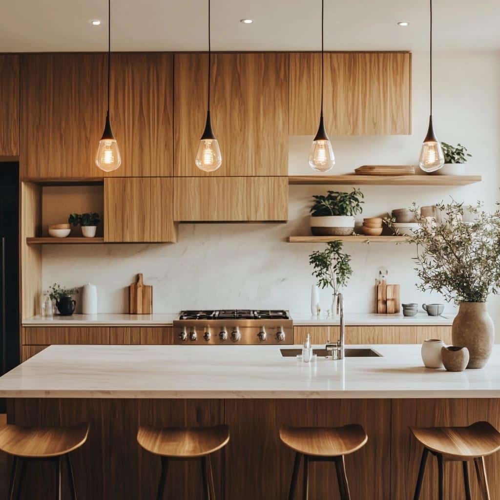 60 Kitchen Lighting Ideas to Brighten Your Space 1 Luminárias para Cozinha: 60 Modelos que Transformam o Espaço