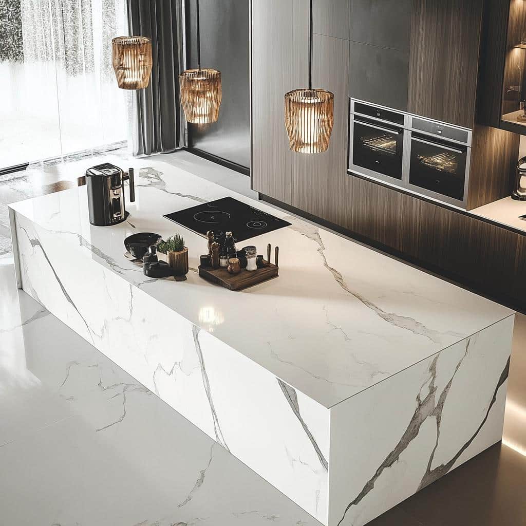 Como Usar Mármore Calacata e Elevar a Elegância da Sua Casa 1 Como Usar Mármore Calacata e Elevar a Elegância da Sua Casa