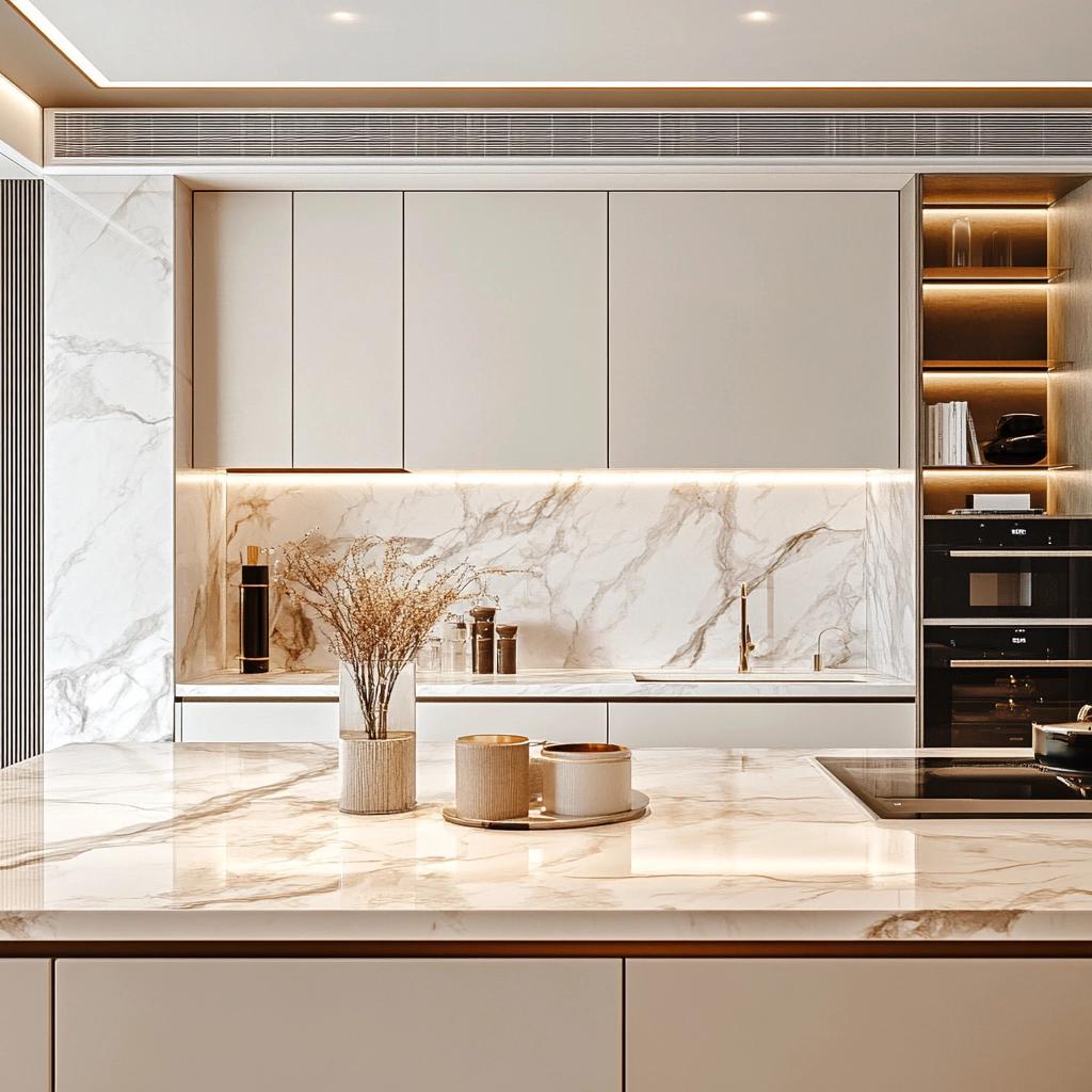 Como Usar Mármore Calacata e Elevar a Elegância da Sua Casa 4 Como Usar Mármore Calacata e Elevar a Elegância da Sua Casa
