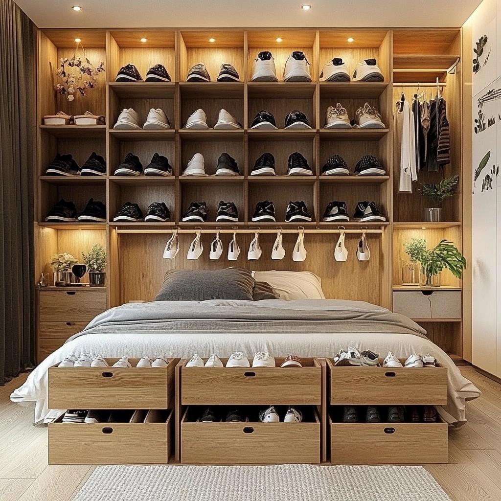 Organizadores para Sapatos: 6 Maneiras de Manter o Quarto em Ordem 4 Organizadores para Sapatos: 6 Maneiras de Manter o Quarto em Ordem