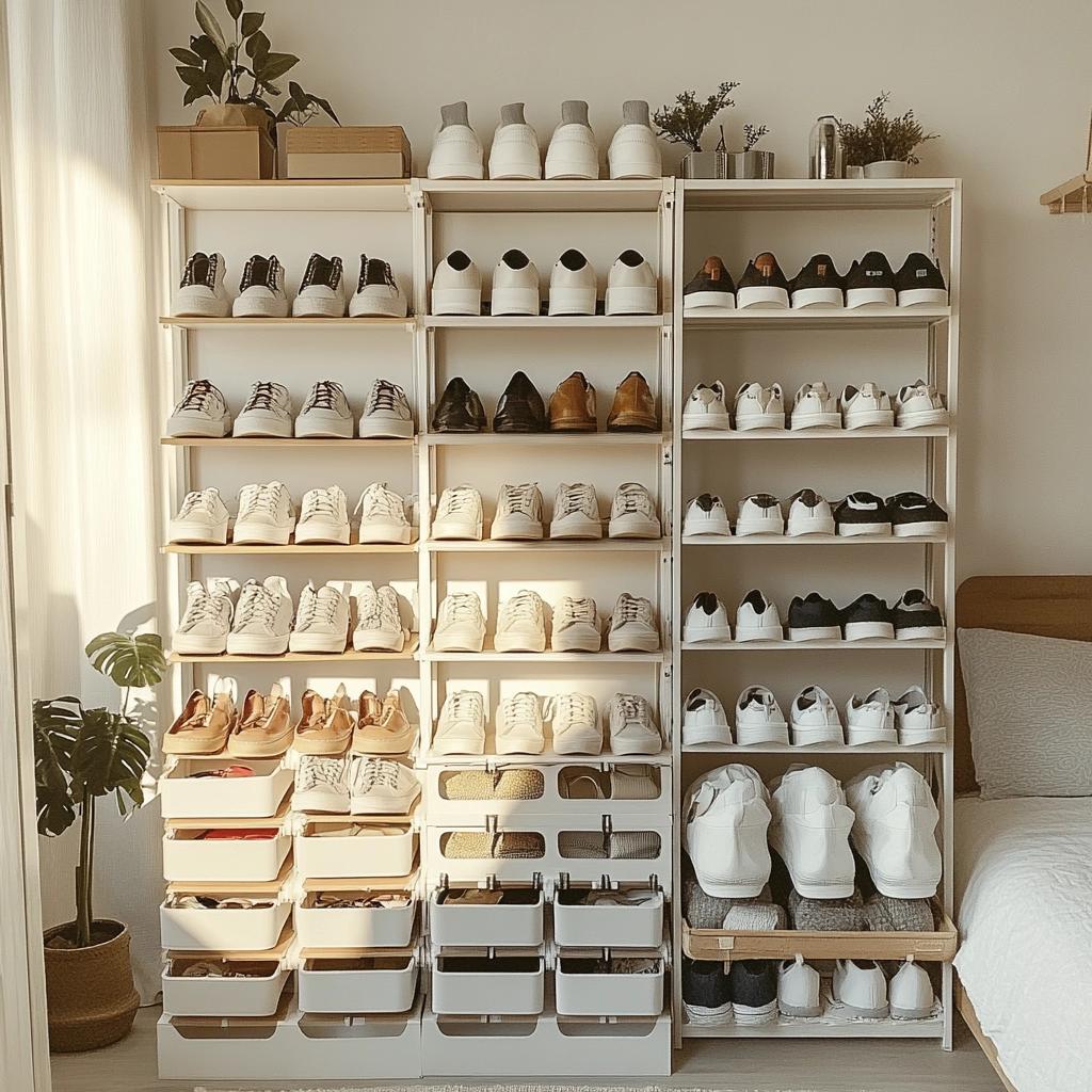 Organizadores para Sapatos: 6 Maneiras de Manter o Quarto em Ordem 1 Organizadores para Sapatos: 6 Maneiras de Manter o Quarto em Ordem