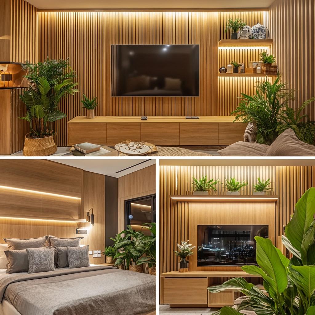 Como usar o painel ripado para transformar sua decoração 2 Como usar o painel ripado para transformar sua decoração