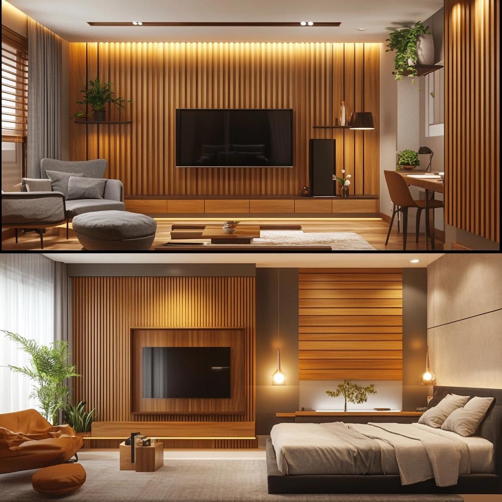 Como usar o painel ripado para transformar sua decoração 6 Como usar o painel ripado para transformar sua decoração