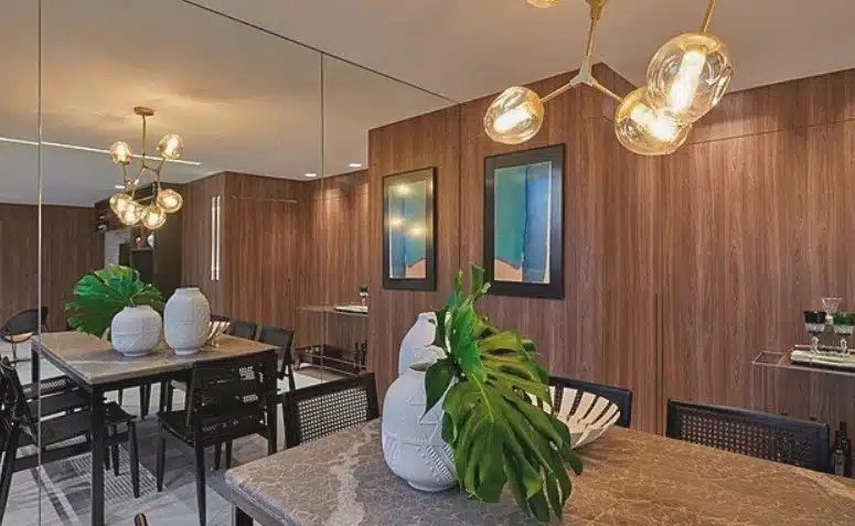 10 Ideias de Parede de Madeira para um Espaço Aconchegante 3 Manuela Senna Arquitetura