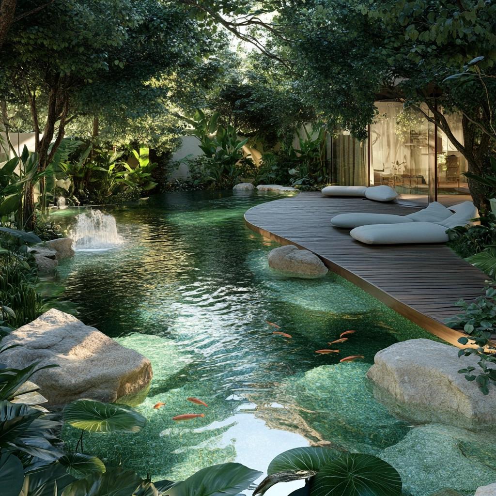 30 Ideias de Piscina Natural para um Refúgio da Natureza em Casa