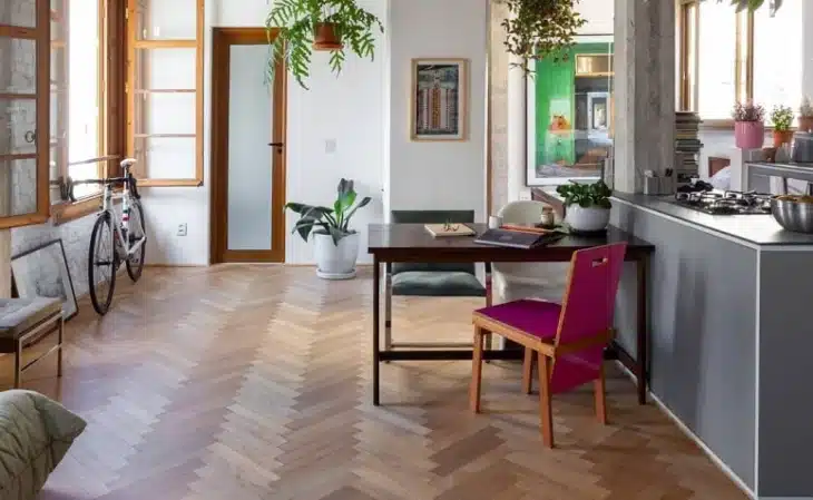 6 Tipos de Piso de Taco para um Ambiente Cheio de Personalidade 2 Foto de piso de taco