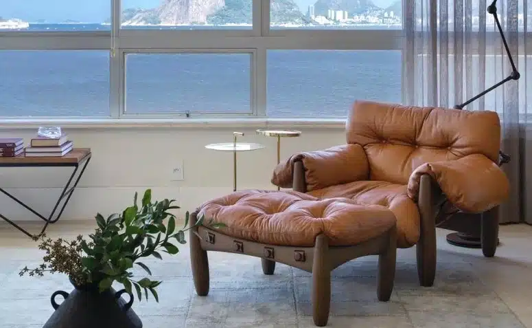 10 Modelos de Poltrona de Couro para uma Decoração Impecável 3 Foto de poltrona de couro