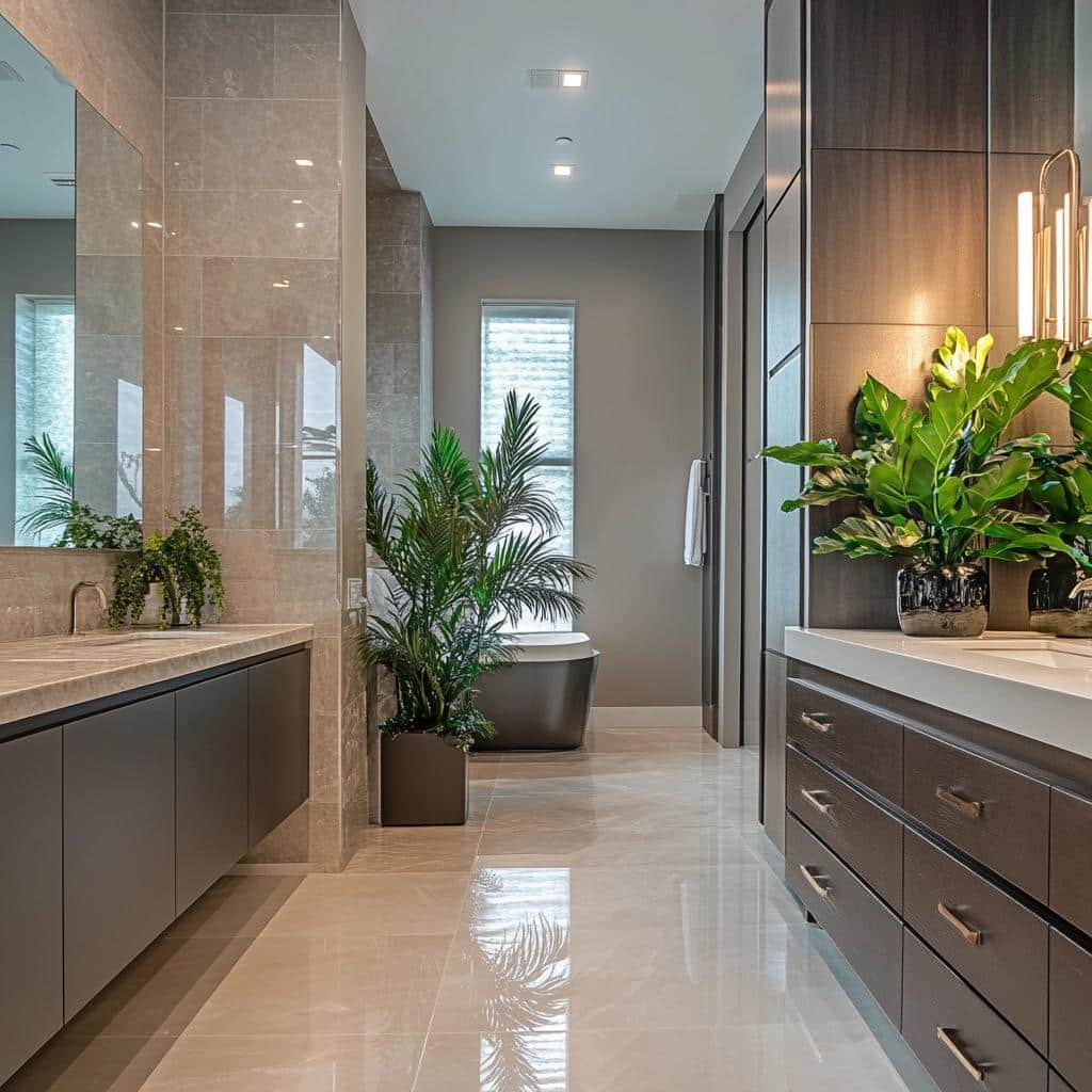 8 Projetos Modernos de Porcelanato para Banheiro 8 8 Projetos Modernos de Porcelanato para Banheiro