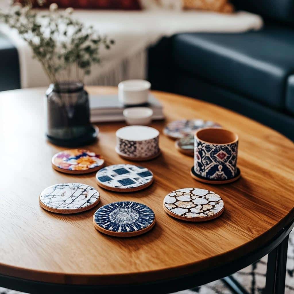 Porta-Copos Decorativos: 6 Ideias para Sua Sala de Estar 1 Porta-Copos Decorativos: 6 Ideias para Sua Sala de Estar
