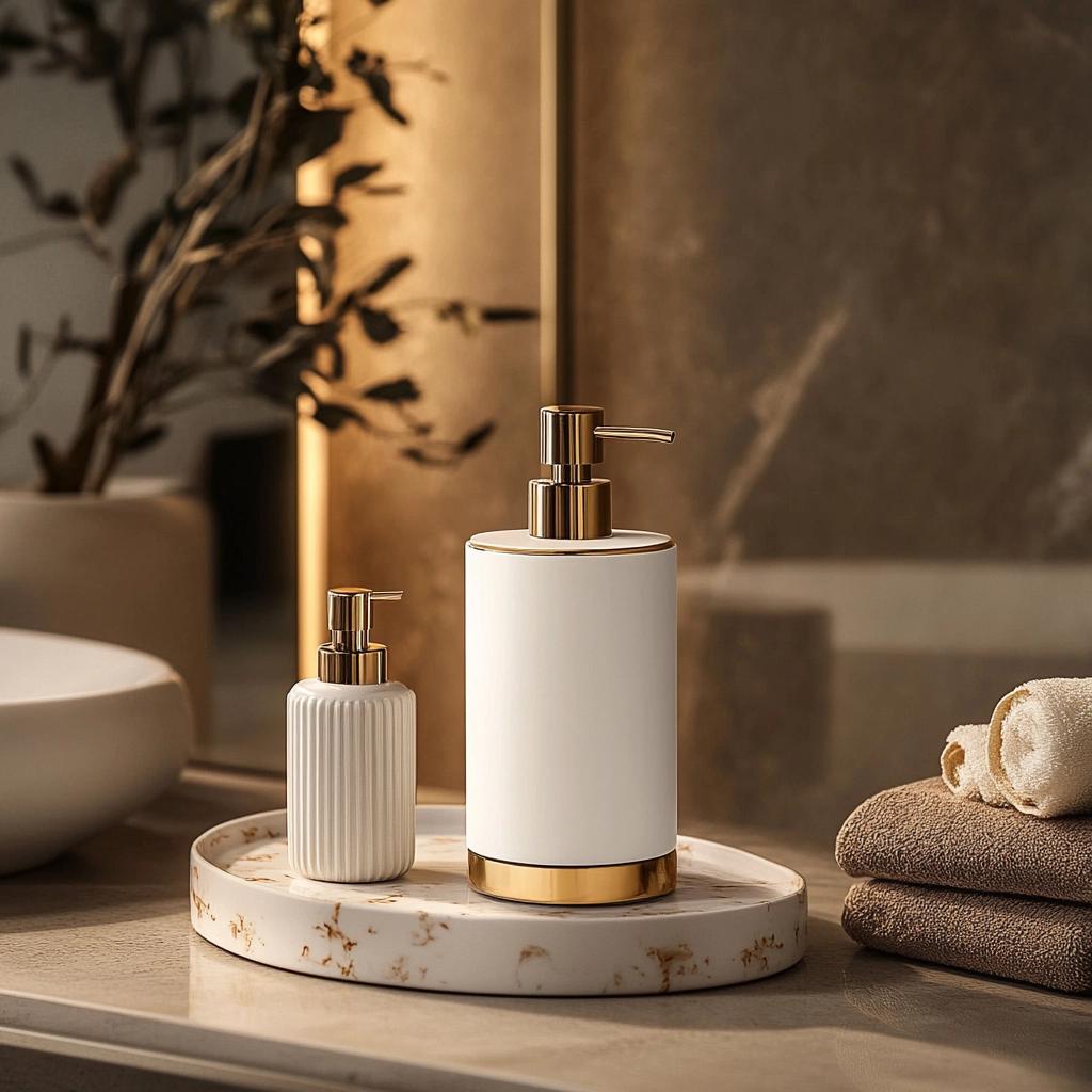 Porta-Sabonete Líquido: 6 Formas de Decorar Seu Banheiro com Funcionalidade 2 Porta-Sabonete Líquido: 6 Formas de Decorar Seu Banheiro com Funcionalidade