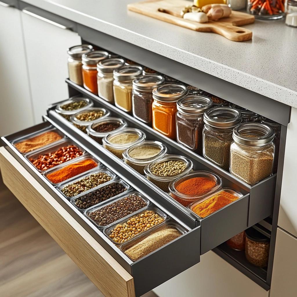 Porta-Temperos: 6 Ideias para Manter a Cozinha Organizada e Prática 3 Porta-Temperos: 6 Ideias para Manter a Cozinha Organizada e Prática