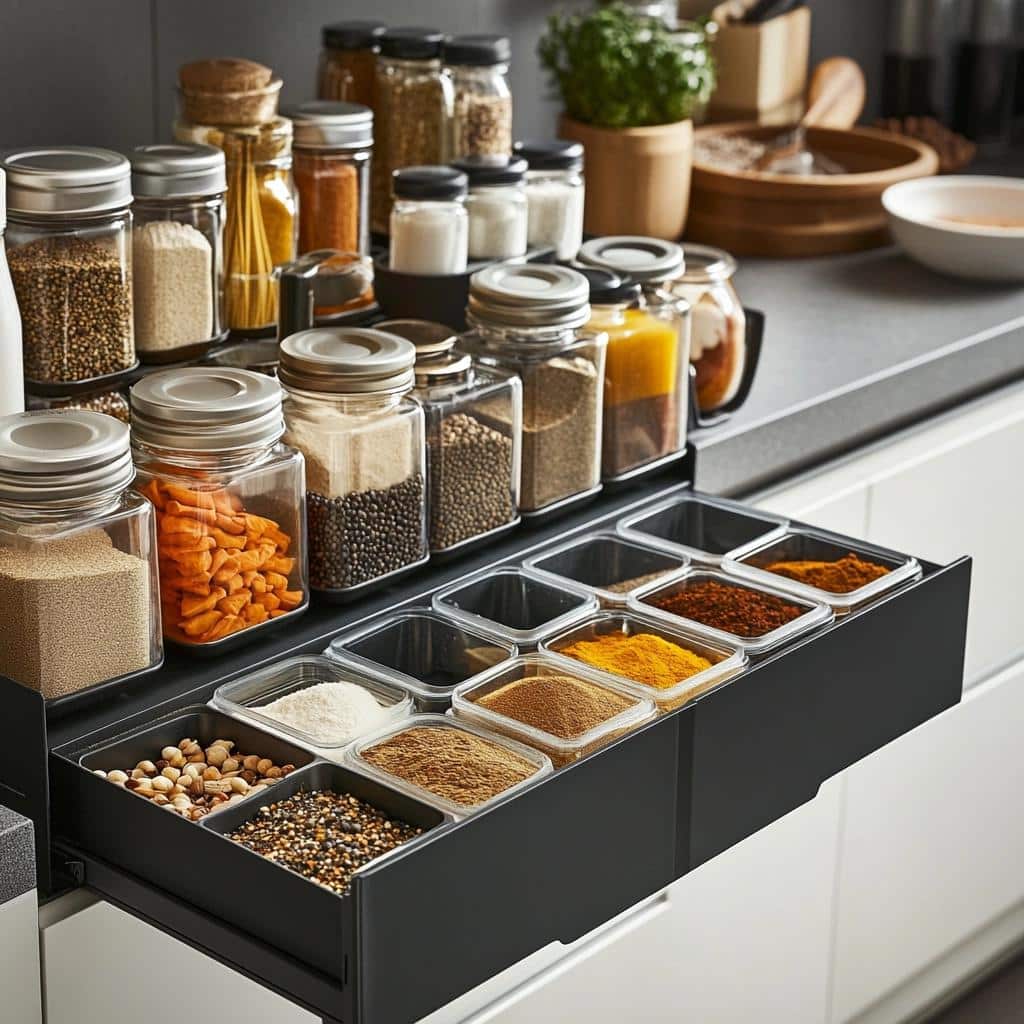 Porta-Temperos: 6 Ideias para Manter a Cozinha Organizada e Prática 1 Porta-Temperos: 6 Ideias para Manter a Cozinha Organizada e Prática