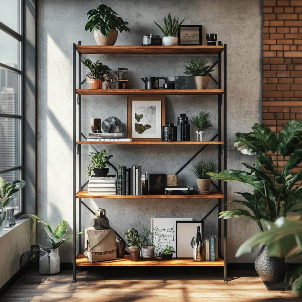 10 Fotos de Prateleira Industrial para uma Decoração Surpreendente 2 40 Fotos de Prateleira Industrial para uma Decoração Surpreendente