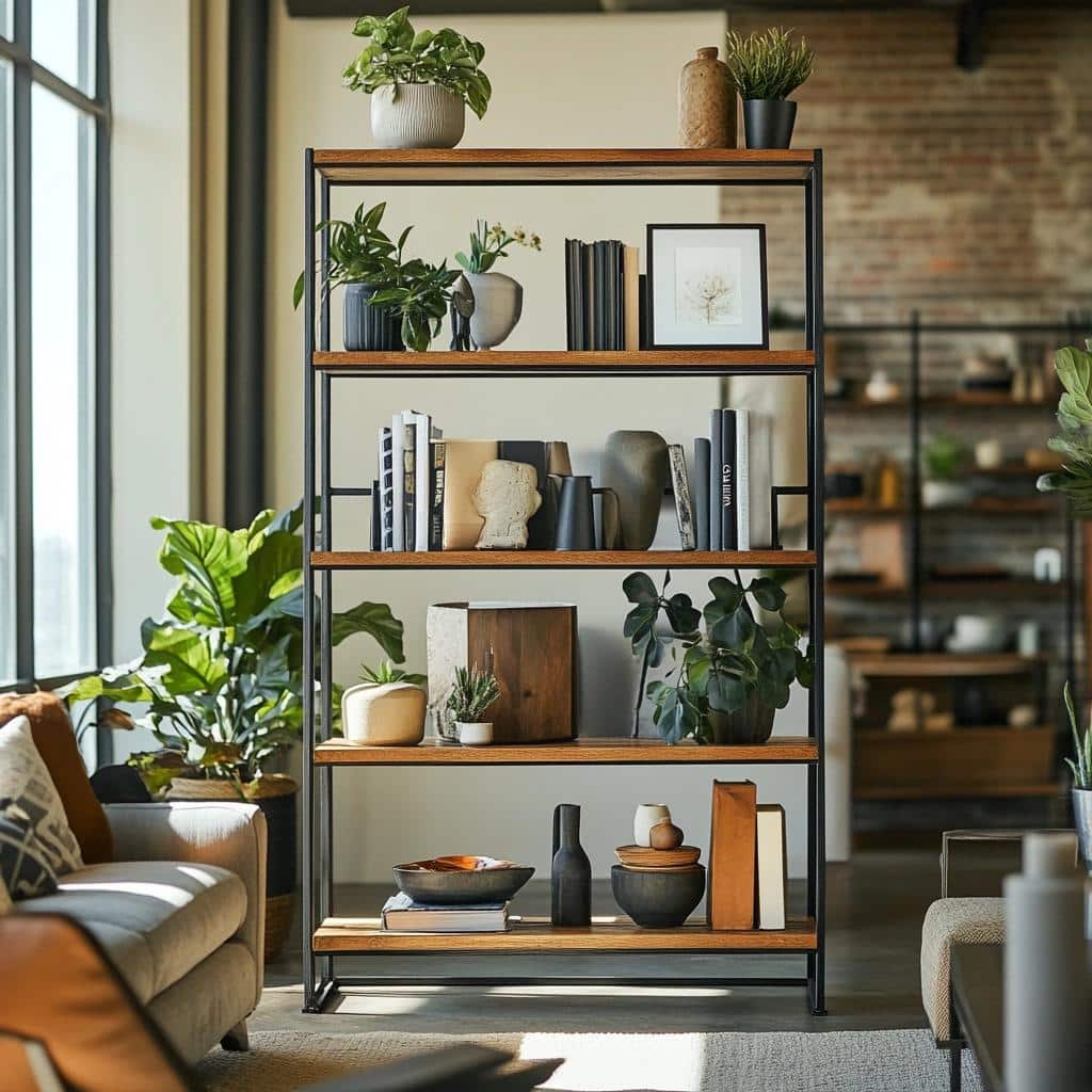 10 Fotos de Prateleira Industrial para uma Decoração Surpreendente 4 40 Fotos de Prateleira Industrial para uma Decoração Surpreendente