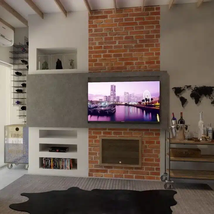 10 Modelos de Prateleira para Sala que Trazem Conforto e Beleza 10 Outro aspecto interessante é que as prateleiras podem criar um espaço vertical e, dessa forma, maximizar a área disponível, fazendo o ambiente parecer mais amplo.