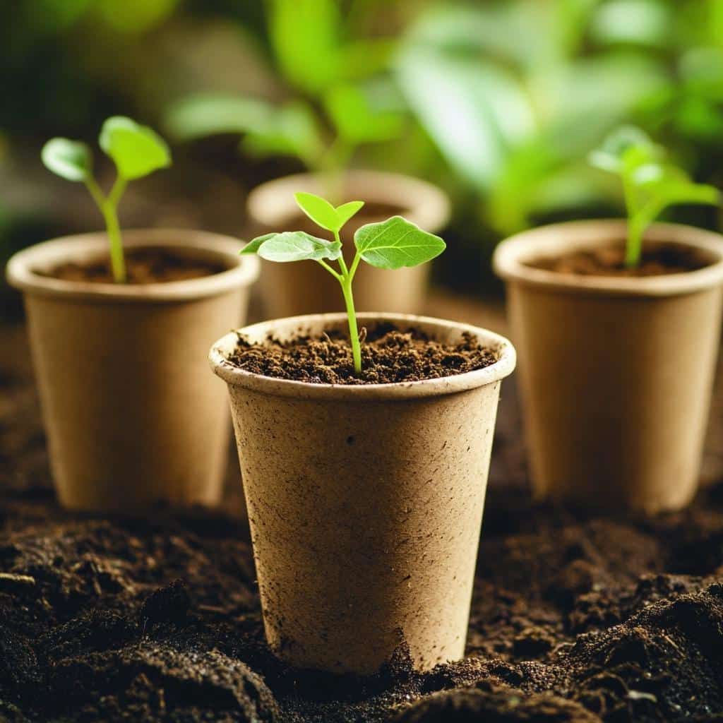 Produção de Mudas em Copinhos Descartáveis 4 Produção de Mudas em Copinhos Descartáveis