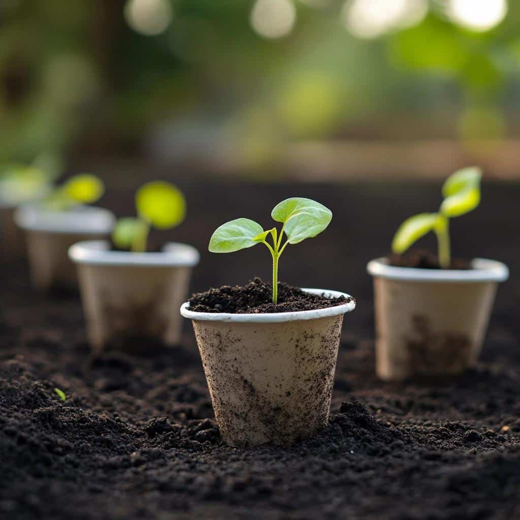 Produção de Mudas em Copinhos Descartáveis 3 Produção de Mudas em Copinhos Descartáveis