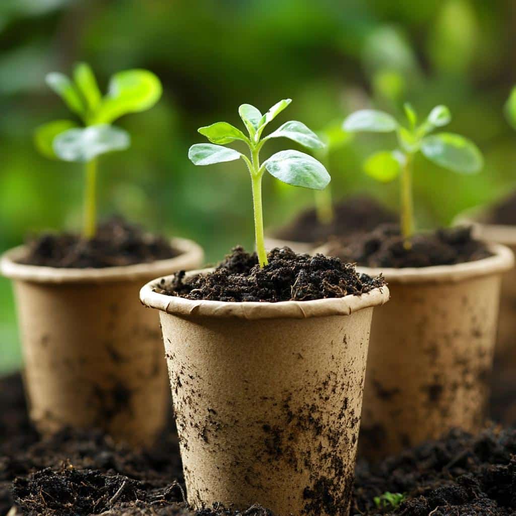 Produção de Mudas em Copinhos Descartáveis 2 Produção de Mudas em Copinhos Descartáveis
