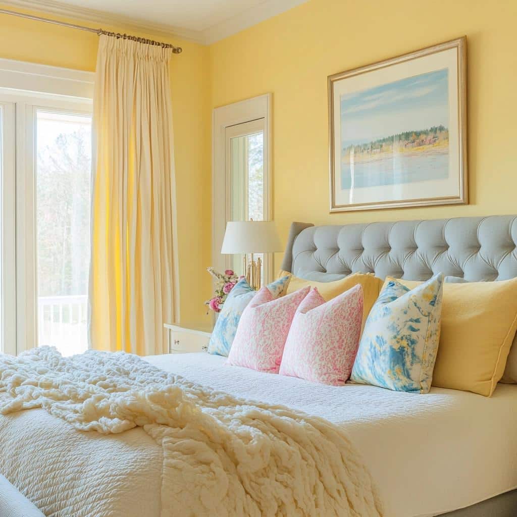 10 Modelos de Quartos Amarelos para Decorar com Estilo 4 60 Modelos de Quartos Amarelos para Decorar com Estilo