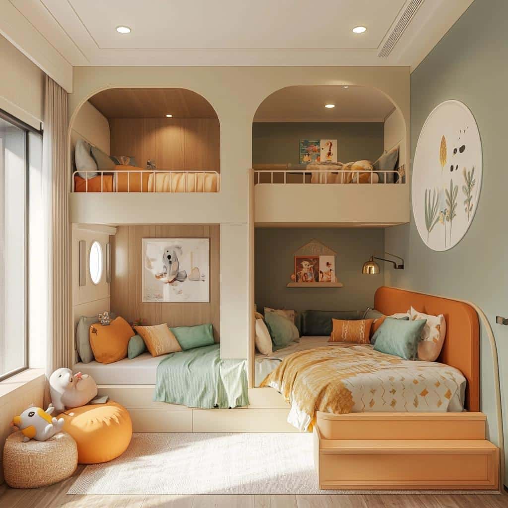6 Ideias para um Quarto Compartilhado entre Irmãos Aconchegante e Funcional 2 6 Ideias para um Quarto Compartilhado entre Irmãos Aconchegante e Funcional