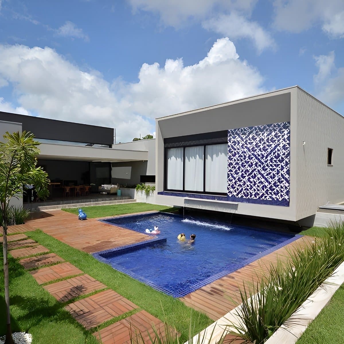 Revestimento de Parede Externa: 60 Ideias Incríveis para a Sua Casa 9 Foto de revestimento de parede externa 03 - 4