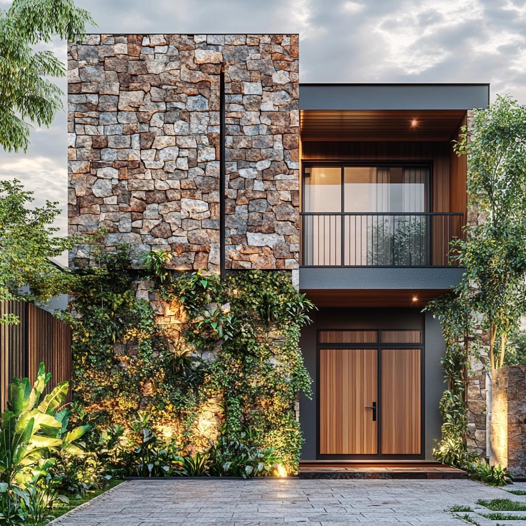 Revestimento de Parede Externa: 60 Ideias Incríveis para a Sua Casa 8 Revestimento de Parede Externa: 60 Ideias Incríveis para a Sua Casa