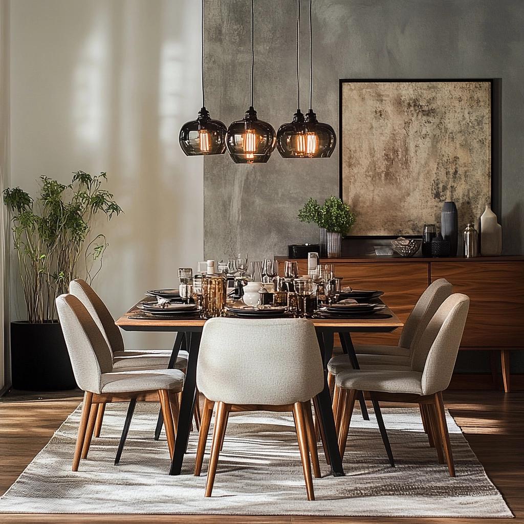 Sala de Jantar Moderna: 75 Ideias para um Ambiente Funcional 8 Sala de Jantar Moderna: 75 Ideias para um Ambiente Funcional
