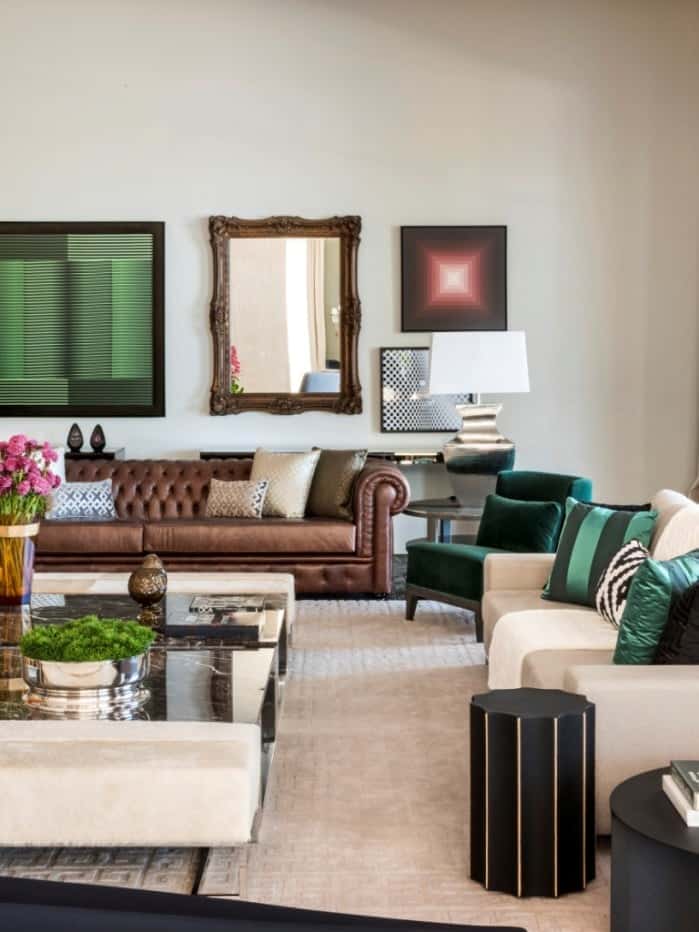 Sofa marrom: modelos e como combina-lo em seus ambientes 10 Foto: Reprodução / Mauricio Karam