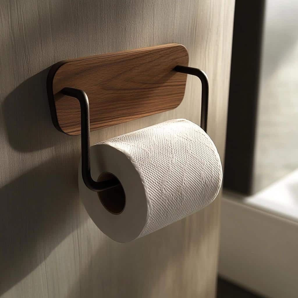 Suporte para Papel Higiênico: 7 Ideias Criativas para Banheiros Compactos 4 Suporte para Papel Higiênico: 7 Ideias Criativas para Banheiros Compactos