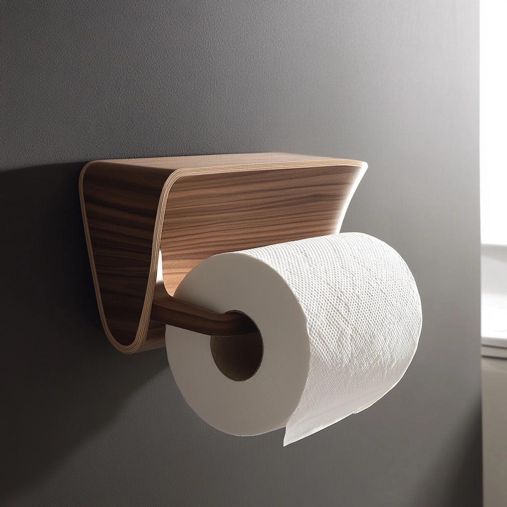 Suporte para Papel Higiênico: 7 Ideias Criativas para Banheiros Compactos 3 Suporte para Papel Higiênico: 7 Ideias Criativas para Banheiros Compactos