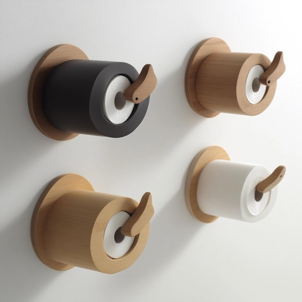 Suporte para Papel Higiênico: 7 Ideias Criativas para Banheiros Compactos 2 Suporte para Papel Higiênico: 7 Ideias Criativas para Banheiros Compactos