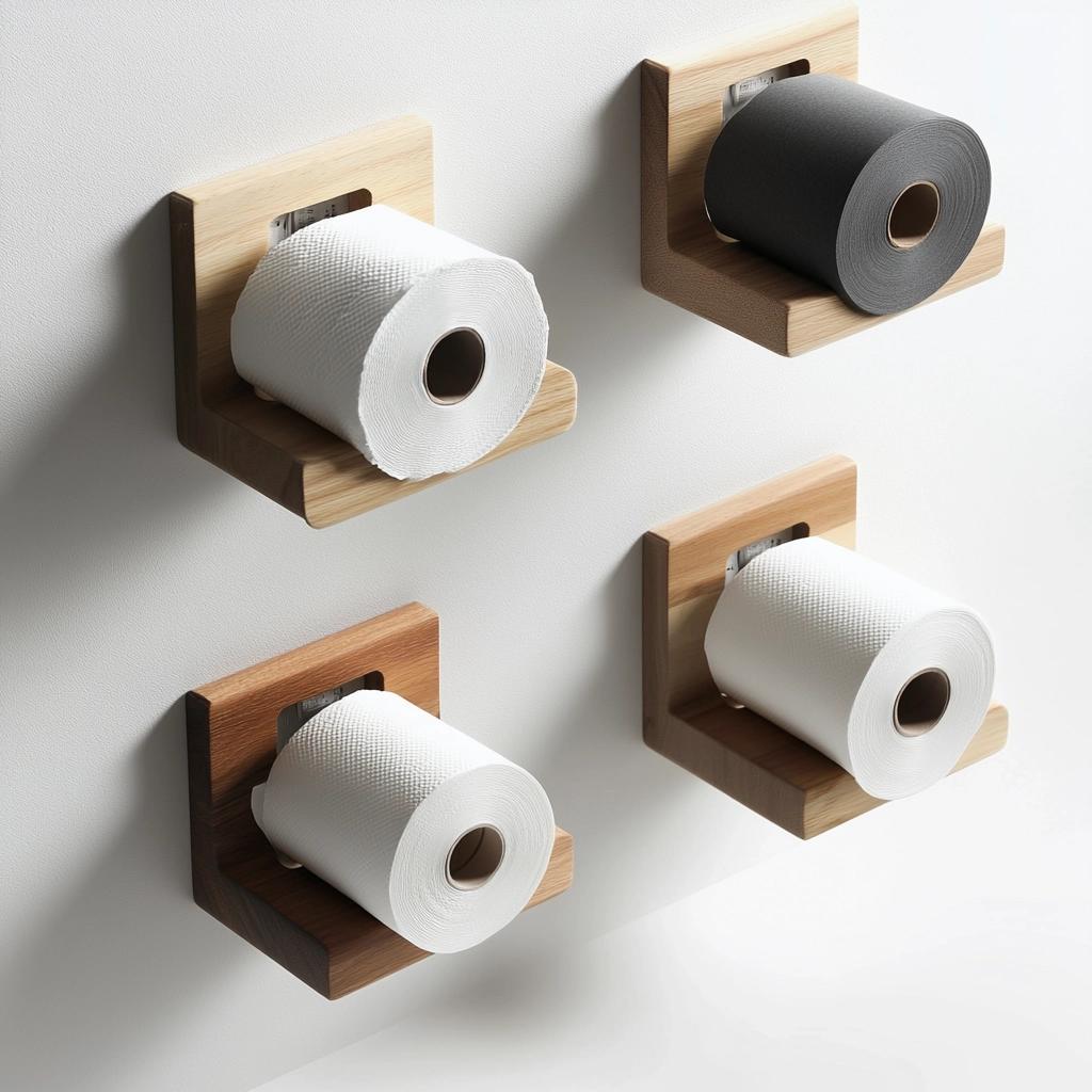 Suporte para Papel Higiênico: 7 Ideias Criativas para Banheiros Compactos 1 Suporte para Papel Higiênico: 7 Ideias Criativas para Banheiros Compactos