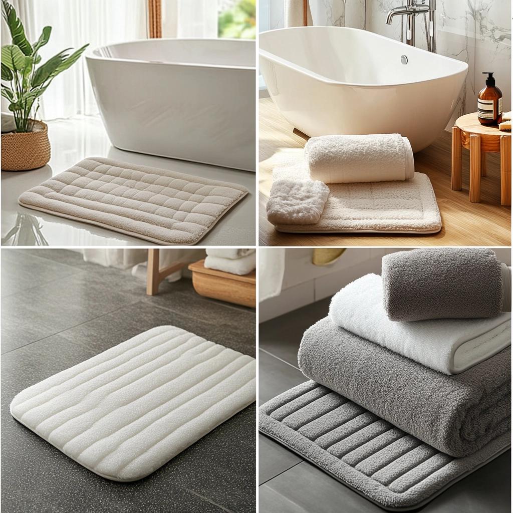 Tapetes de Banheiro: 8 Modelos que Combinam Conforto e Segurança