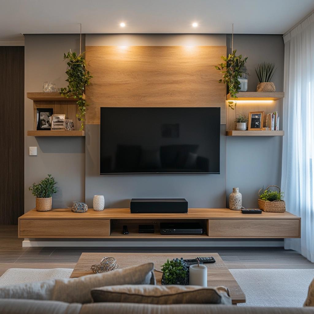 Como instalar sua TV na parede de forma elegante 10 2 Como instalar sua TV na parede de forma elegante