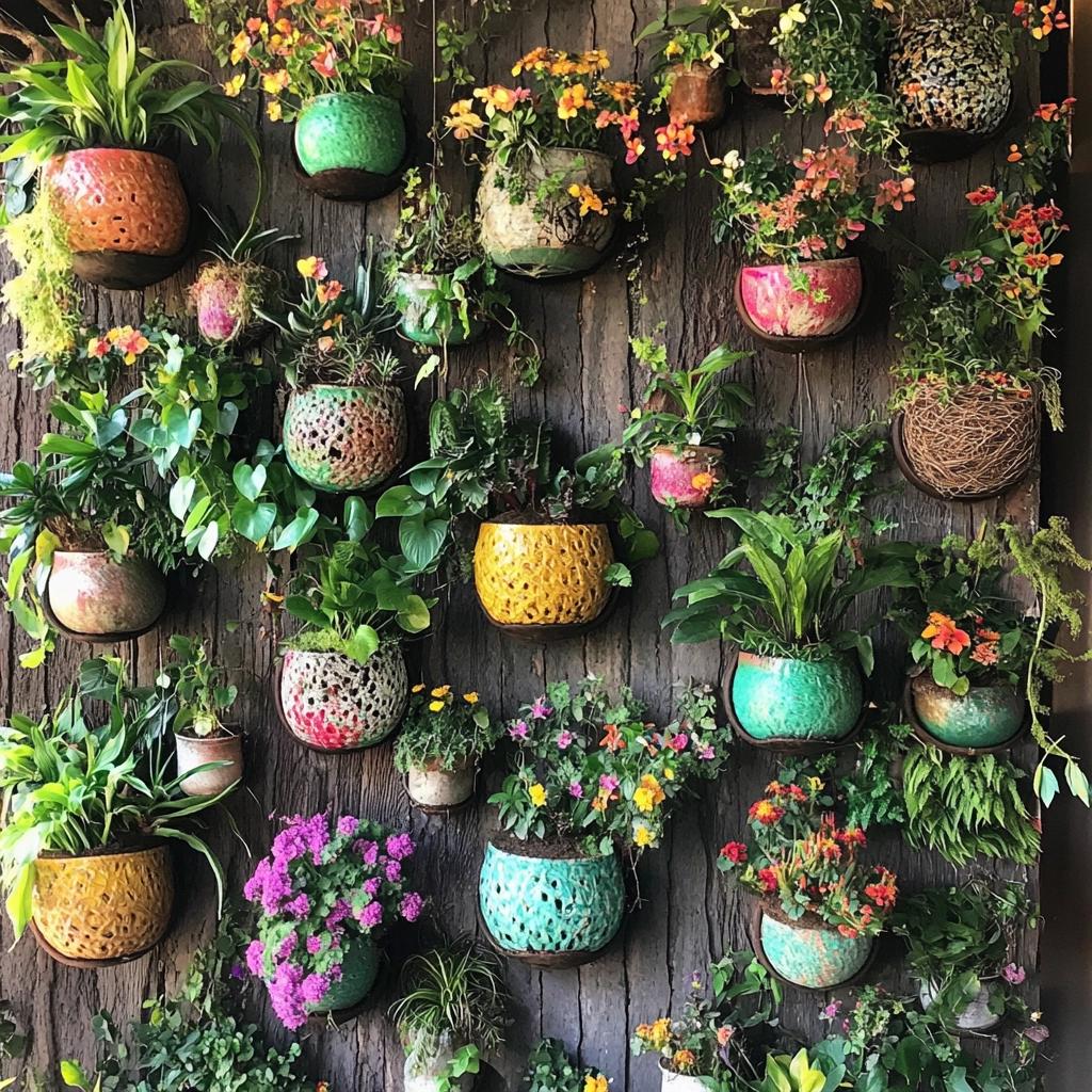 Vasos de Parede: 10 Ideias Para Transformar Seu Jardim Suspenso 8 Vasos de Parede: 40 Ideias Para Transformar Seu Jardim Suspenso