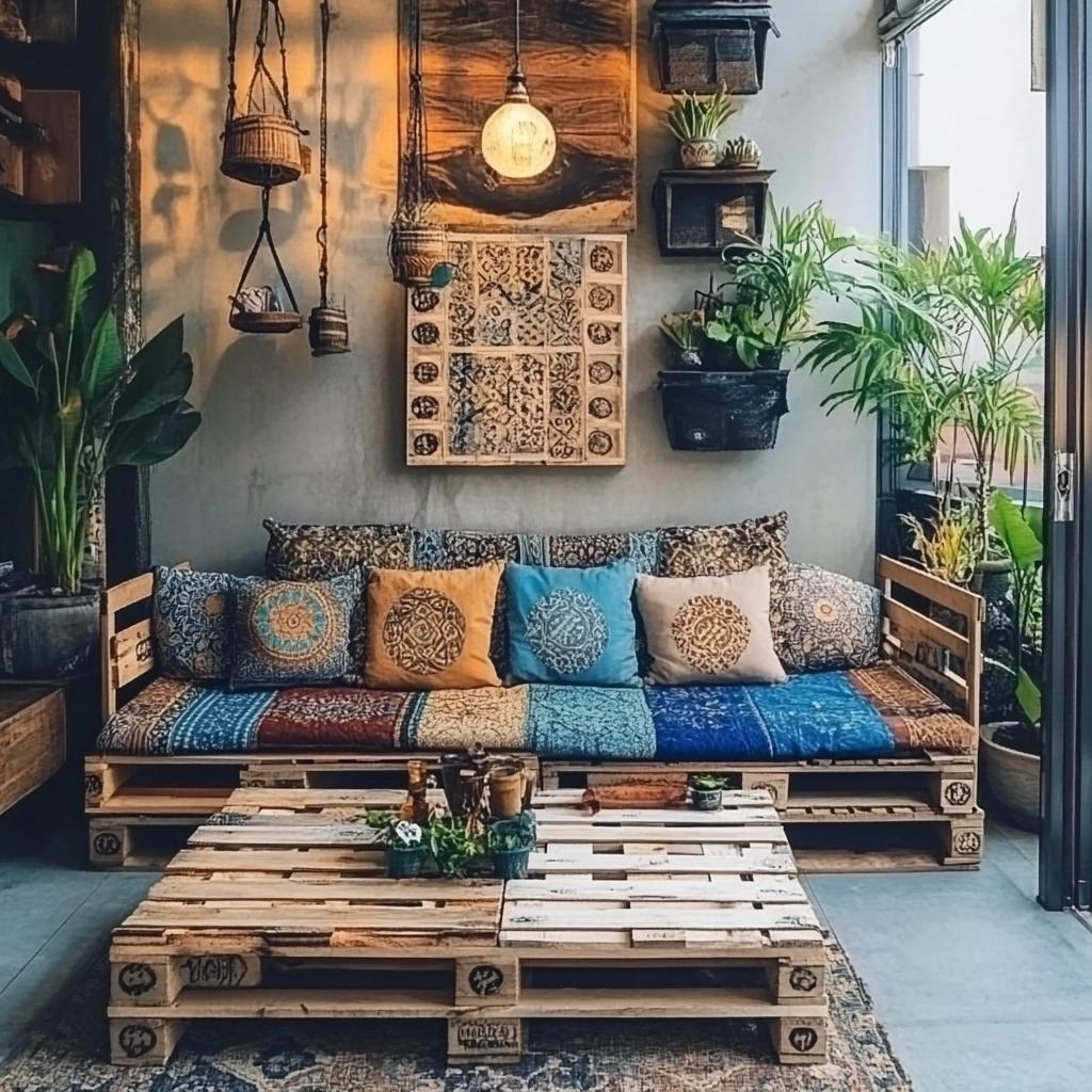 5 Ideias Criativas para Usar Paletes na Decoração de Ambientes 4 5 Ideias Criativas para Usar Paletes na Decoração de Ambientes