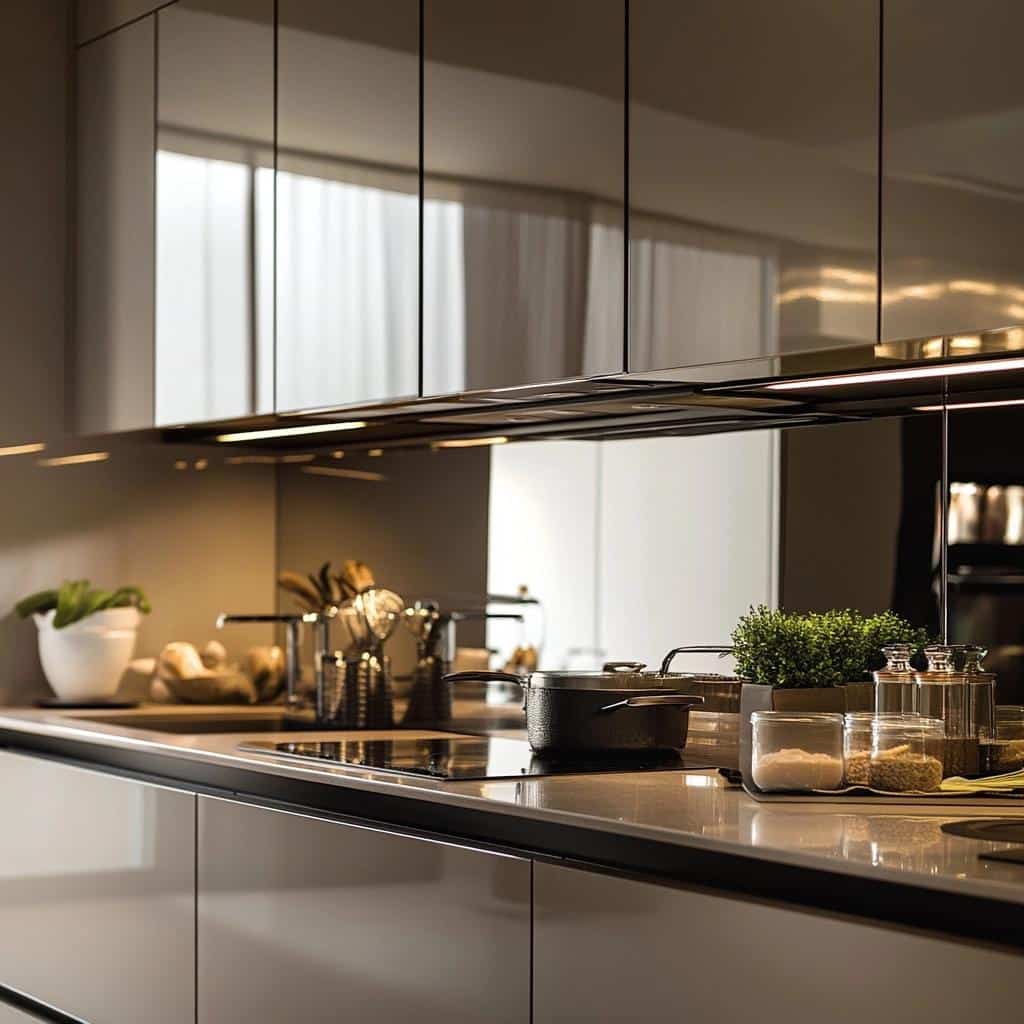 Armários com Espelhos: 8 Dicas para Cozinhas Modernas 3 Armários com Espelhos: 8 Dicas para Cozinhas Modernas